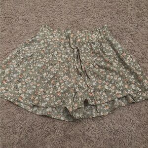 Altar’d State Floral High Waist Women's Shorts